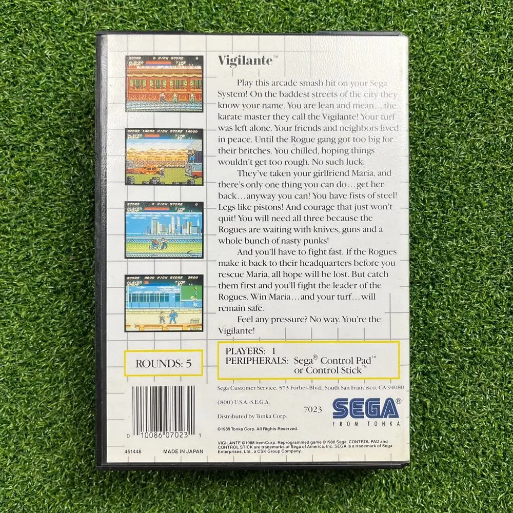 Vigilante (Sega Master System, 1988) Classic Game Tested